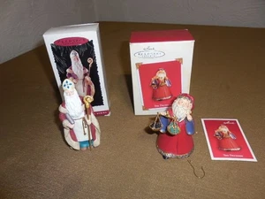 HALLMARK KEEPSAKE ORNAMENT ST. NICHOLAS CHRISTMAS VISITORS & THE DECISION - Picture 1 of 5