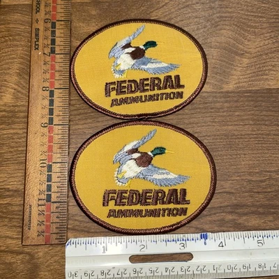 VINTATGE Federal Ammunition EMBROIDERED patch NEW/UNUSED - Image 1 of 2