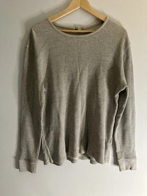 Threads 4 Thought Men’s Knit Long Sleeve Shirt Size Large 100% Organic Cotton - Image 1 of 4