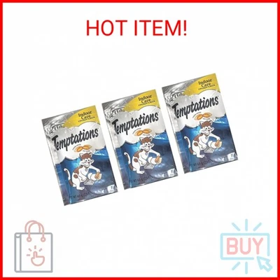 Temptations Hairball Control, Pollo (Pack de 3) Foto 1 de 2