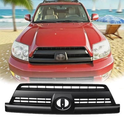 Fits 2003 2004 2005 TOYOTA 4RUNNER Car Front Grill Bumper Upper Grille Black - Изображение 1 из 4