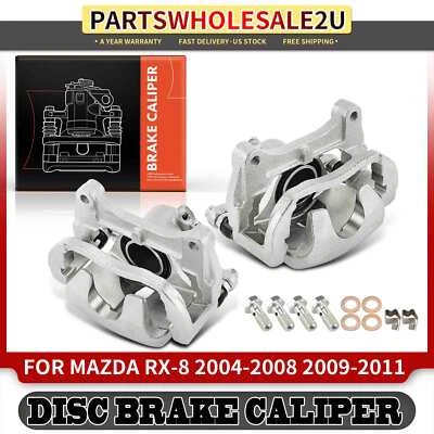 2x Pinza de freno delantera izquierda y derecha con soporte para Mazda RX-8 2004-2011 Foto 1 de 4