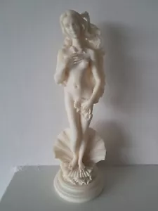 Venus De Milo Statue / Greek Sculpture in Alabaster 10" - Picture 1 of 5