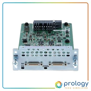 Cisco NIM-2T 2 Port Serial WAN Interface Card Fully Tested Fast Shipping - Picture 1 of 4