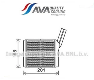 OL6551 Scambiatore calore, Riscaldamento abitacolo (AVA) - Foto 1 di 1