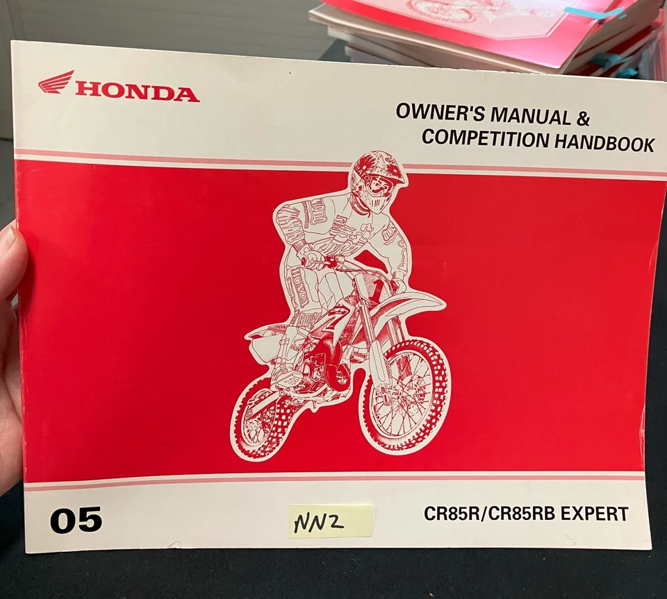 Manual de competencia fabricante de equipos originales Honda CR85R CR85RB MANUAL EXPERTO DEL PROPIETARIO Foto 1 de 1