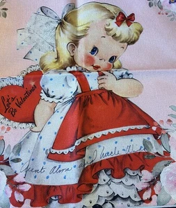 "LET'S BE VALENTINES" KISSENBEZUG 18" x 18" NICHT VERPASSEN!!  REDUZIERT - Bild 1 von 5