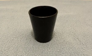 Vaso Libbey vintage negro macizo - Imagen 1 de 3