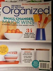 Better Homes & Gardens Secrets of Getting Organized - Spring'20 Magazine M-6 - Picture 1 of 2