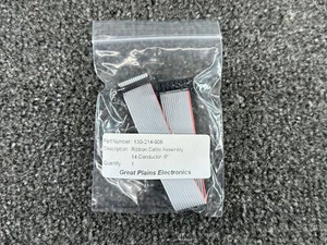 Data East Sega Stern Pinball Machine DMD Board Ribbon Cable 14 Pin 6 pulgadas NUEVO - Imagen 1 de 2