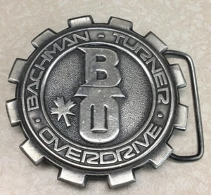 Vintage BTO Bachman Turner Overdrive belt buckle 1975 Phonogram - Picture 1 of 1