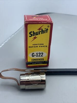Condensador Shurhit G-122 De Colección - Piezas de Reparación de Encendido Nuevo de Lote Antiguo Foto 1 de 4