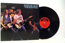 STATUS QUO to be or not to be (B-sides) LP EX+/EX, CN 2062, vinyl, compilation
