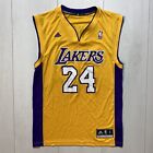 2010 Kobe Bryant Men Size S yellow Lakers Adidas Swingman Jersey Authentic