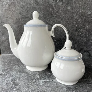 Royal Doulton Lincoln Coffee Pot And Sugar Bowl - Picture 1 of 9
