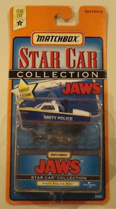 Matchbox Star Car Collection 1997 edición especial ~Tiburón~..Amity Police Boat... sin usar, en caja - Imagen 1 de 4