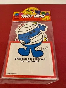 Vintage 1980s ☆ Mr Men ☆ Party Place Card / Markers / Favours - Bild 1 von 5