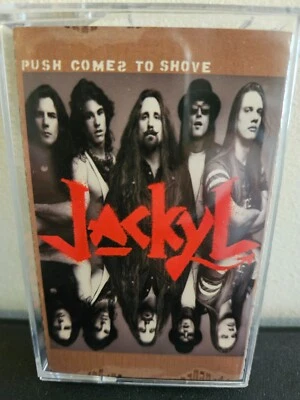 JACKYL Push Comes To Shove 1994 CASSETTE TAPE GLAM/HAIR METAL HARD ROCK - Image 1 of 4