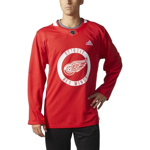 Detroit Red Wings Adidas Authentic Red Player Practice Jersey Cover
