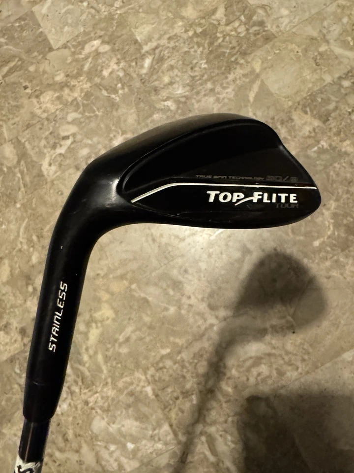 New Top-Flite Tour Milled Face LH 60-8 GW 35.5" Wedge Steel Golf Iron True Spin - Image 1 of 4