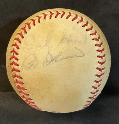 Dick Groat and Bob Skinner Hutch с автографом официальная лига бейсбол пираты - Изображение 1 из 3