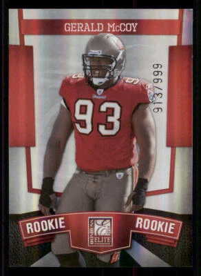 2010 Donruss Elite #161 Gerald McCoy RC /999 - Image 1 of 2