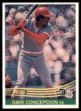 1984 Donruss Dave Concepcion Cincinnati Reds #121