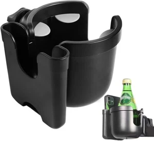Boat Black Cup Holder with Phone Holder,Clamp-On Mount Marine Universal Drink... - Picture 1 of 4