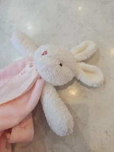 NEW Bunnies by the Bay BUDDY Blanket Comforter Security Toy PINK Baby Lovey - Imagen 1 de 5