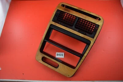 T3 90-96 NISSAN 300ZX Z32 CENTER DASH A/C HEATER VENTS RADIO BEZEL TRIM WOOD OEM - Изображение 1 из 4