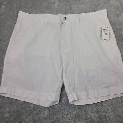 Pantalones Cortos Informales INC International Concepts Para Hombre Blancos Frente Plano Elastizados 38 Nuevos con Etiquetas Foto 1 de 4