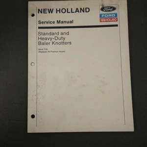 Ford New Holland Standard & Schwerlast Ballenpresse Knoter Service Reparatur Handbuch OEM - Bild 1 von 3