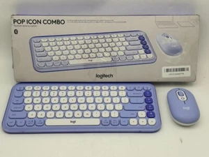 Logitech POP ICON Combo, Bluetooth Keyboard and Mouse Combo - Picture 1 of 4