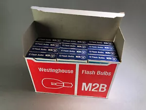 Nuevo de Lote Antiguo Westinghouse M2B Flash Bombillas 144 Bombillas en Embalaje Original - Imagen 1 de 2