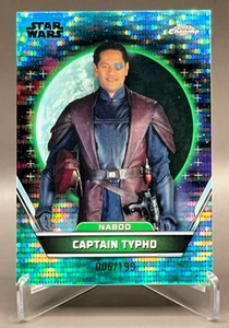 2024 Topps Star Wars Hyperspace Chrome Captain Typho Aqua Sonar Refractor #/199 - Picture 1 of 3