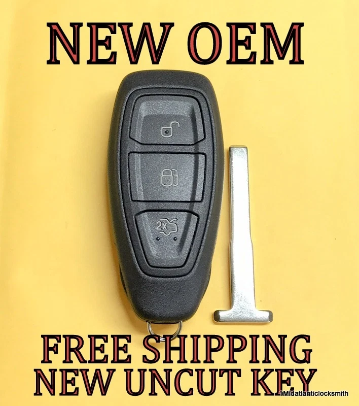 NUEVO OEM FORD FIESTA FOCUS C-MAX PEPS LLAVE INTELIGENTE MANDO A DISTANCIA DE PROXIMIDAD KR55WK48801 Foto 1 de 2