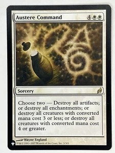 Austere Command NM The List Reprints Magic: The Gathering MTG Regular - Picture 1 of 2