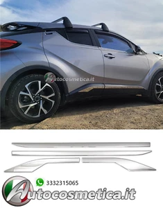modanature cornici protezione portiere acciaio cromo per Toyota C-HR 2016-2023 - Imagen 1 de 6