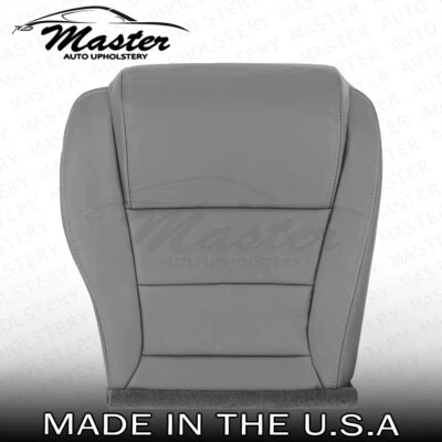 Cubierta de asiento gris oscuro de vinilo inferior del conductor delantero para Honda Pilot 2006-2008 Foto 1 de 4