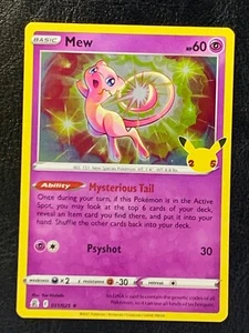 Mew 011/025 Holo Rare Pokemon Celebrations [3] - Imagen 1 de 6