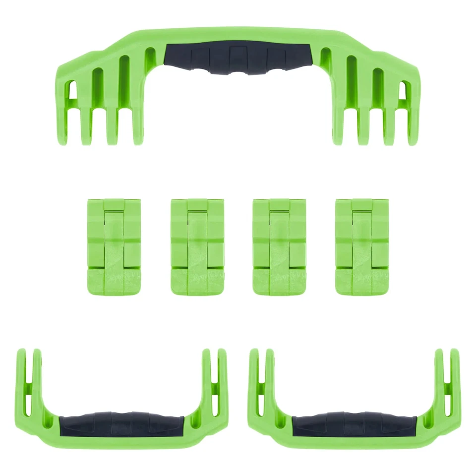 Lime Green Pelican 1610 & 1620 Handles & Latches kit. - Image 1 of 1