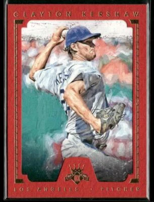 2016 Panini Diamond Kings #62 Clayton Kershaw Framed Red #/99 - Image 1 of 2