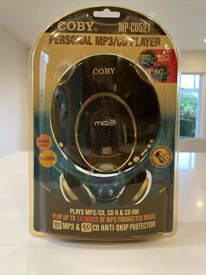New Coby MP-CD521 Personal CD Player Portable Audio Player. MP3. Anti-Skip. - Image 1 of 4