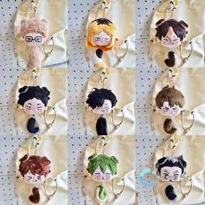 New Haikyuu Hinata Shoyo Tobio Kageyama Sugawara Koushi Plush Doll Toy Keychain - Picture 1 of 28
