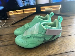 Nike Superrep Cycle Women’s Shoe Size 6 Green Glow/Smoke Gray New [CJ0775-305] - Picture 1 of 5
