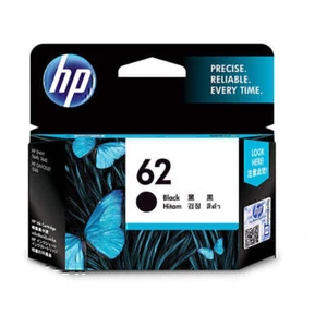 HP C2P04AA (#62) Genuine Black Ink Cartridge - 200 Pages - Picture 1 of 1