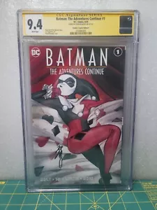 THE BATMAN ADVENTURES CONTINUE #1 Cgc Ss 9.4 Signed by PEACH MOMOKO VARIANT - Picture 1 of 2