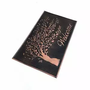Tappetino raschietto per interno esterno robusto tappetino da pavimento a tema tappeto ingresso 45 cm x 75 cm - Foto 1 di 27