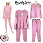 NWT Roudelain L Whisper Luxe Drop Shoulder and Jogger Pajama Set EBJE314M $58