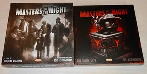 Masters of the Night Premium Board Game w/ The Dark City Expansion Played Once - Picture 1 of 2